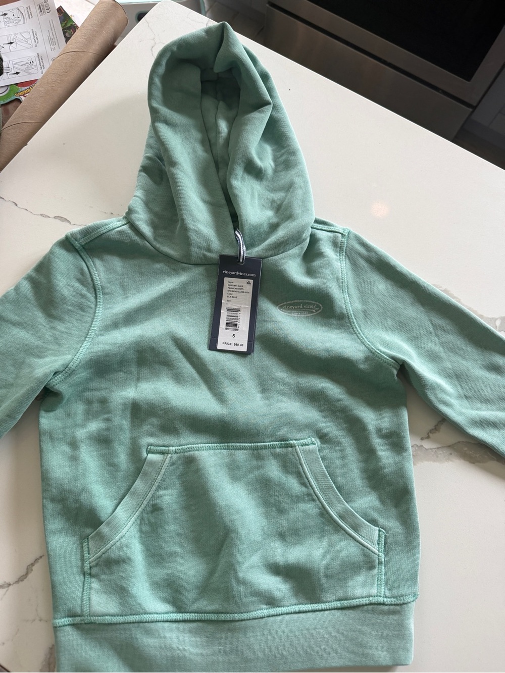 Vineyard vines boys hoodie sweatshirt nwt size 5